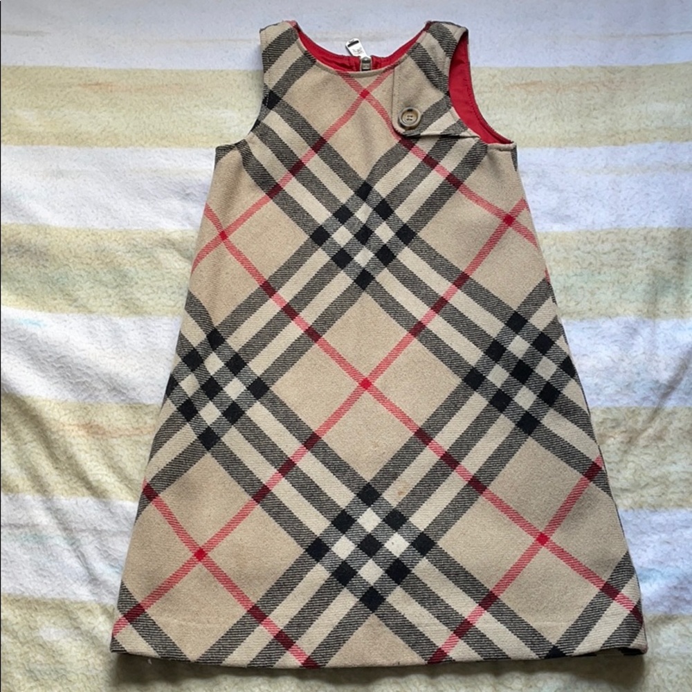 Burberry wool dress 4Y
